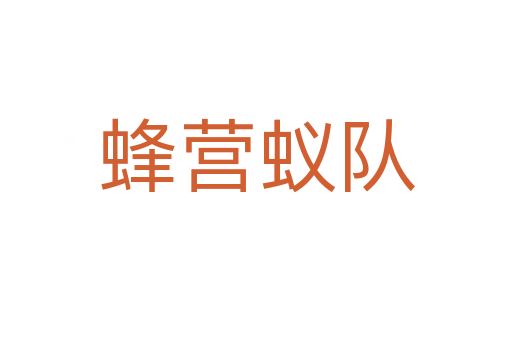蜂營(yíng)蟻隊(duì)