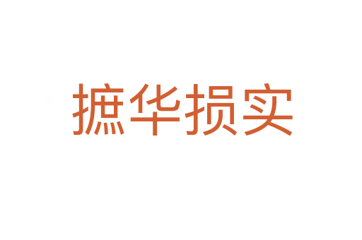 摭華損實(shí)
