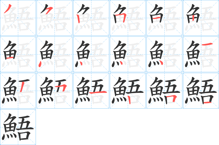 鯃的筆順?lè)植窖菔?>
					
                    <hr />
                    <h2>鯃的基本信息</h2>
                    <div   id=